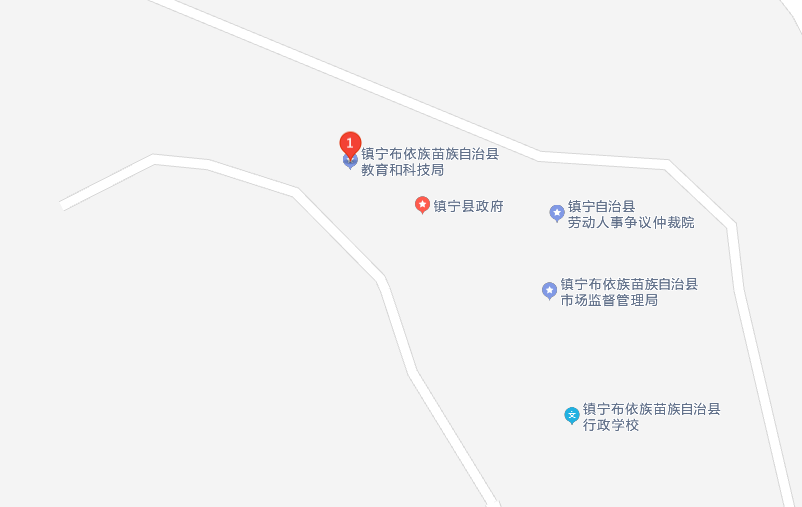 镇宁县教育局导航路线