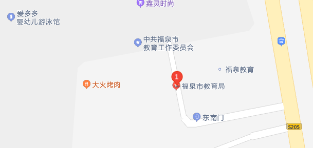 福泉市教育局导航路线